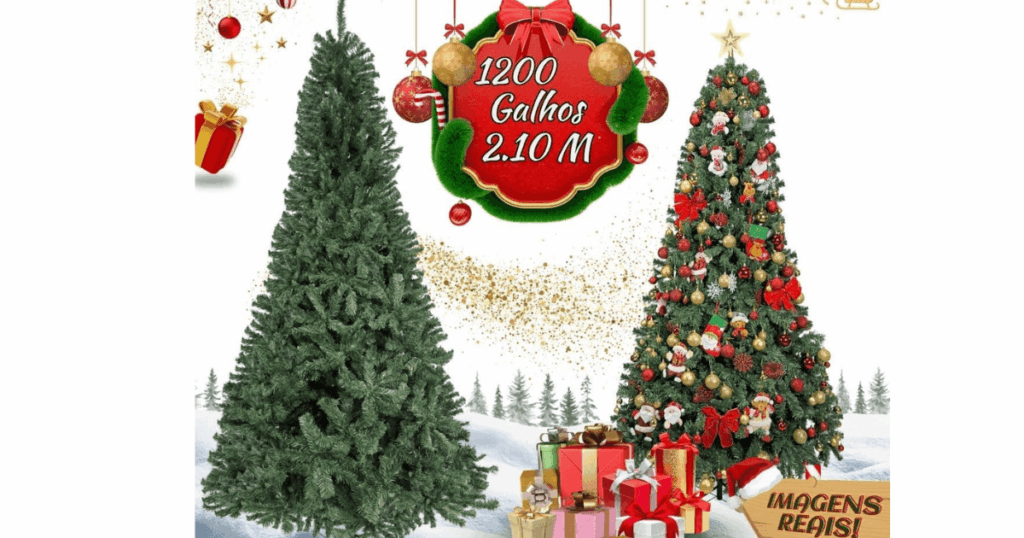 Árvore de Natal Imperial Elegância Que Sua Casa Merece Neste Natal