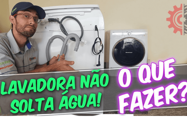 Lava e seca não drena água