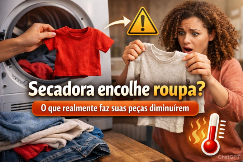 Secadora encolhe roupa? O que realmente faz suas peças diminuírem